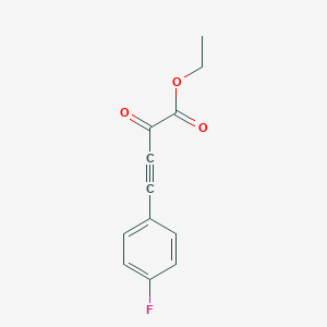 molecular formula C12H9FO3 B12813325 Ethyl 4-(4-fluorophenyl)-2-oxobut-3-ynoate 