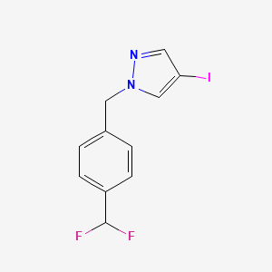 1-(4-Difluoromethylbenzyl)-4-iodo-1H-pyrazole