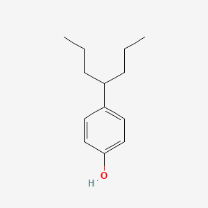 molecular formula C13H20O B1281338 4-(Heptan-4-yl)phenol CAS No. 6465-71-0