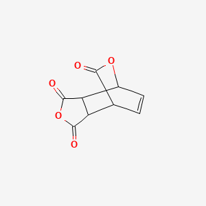 molecular formula C9H6O5 B12813448 4,7-Etheno-3H-furo(3,4-c)pyran-1,3,6-trione, 3a,4,7,7a-tetrahydro- CAS No. 26290-47-1