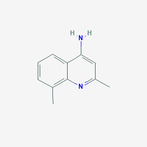 molecular formula C11H12N2 B1281346 4-Amino-2,8-dimethylquinoline CAS No. 51617-12-0