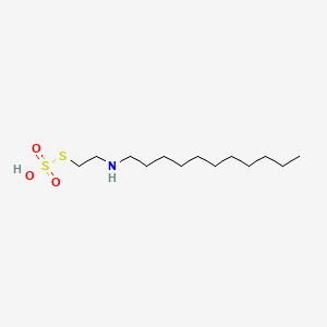 Ethanethiol, 2-undecylamino-, hydrogen sulfate (ester)