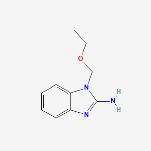 molecular formula C10H13N3O B12813588 1-(ethoxymethyl)-1H-benzo[d]imidazol-2-amine 