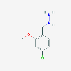 (4-Chloro-2-methoxybenzyl)hydrazine