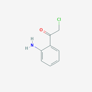 molecular formula C8H8ClNO B1281367 1-(2-Aminophenyl)-2-chloroethanone CAS No. 64605-23-8