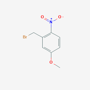 molecular formula C8H8BrNO3 B1281371 2-(Bromomethyl)-4-methoxy-1-nitrobenzene CAS No. 67567-46-8