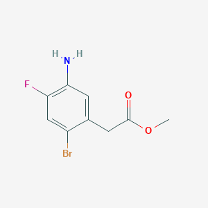 Methyl 2-(5-amino-2-bromo-4-fluorophenyl)acetate