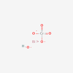 molecular formula BiCrHO5 B12813794 Bismuth chromate hydroxide CAS No. 12010-39-8