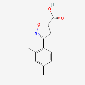 3-(2,4-Dimethylphenyl)-4,5-dihydroisoxazole-5-carboxylic acid