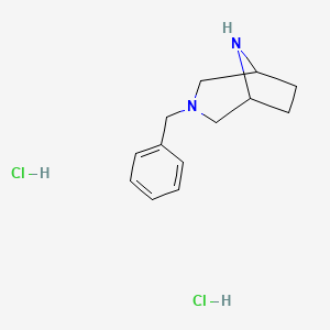 B1281383 3-Benzyl-3,8-diazabicyclo[3.2.1]octane dihydrochloride CAS No. 93428-54-7