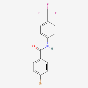 4-bromo-N-[4-(trifluoromethyl)phenyl]benzamide