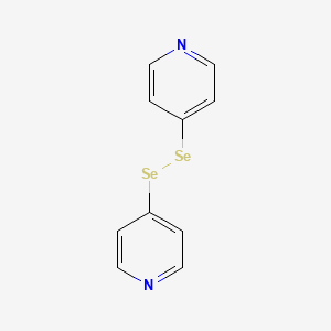 molecular formula C10H8N2Se2 B12813846 1,2-Di(pyridin-4-yl)diselane 