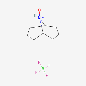 molecular formula C8H15BF4NO- B12813892 9-AZoniabicyclo[3.3.1]nonane, 9-oxide, tetrafluoroborate 