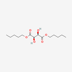 molecular formula C14H26O6 B12813944 Dipentyl tartrate CAS No. 71501-09-2