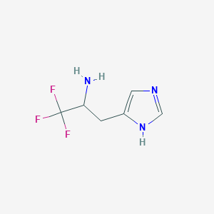 1,1,1-trifluoro-3-(1H-imidazol-5-yl)propan-2-amine