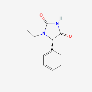 molecular formula C11H12N2O2 B12813970 (S)-1-Ethyl-5-phenylimidazolidine-2,4-dione 