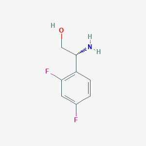 molecular formula C8H9F2NO B12813974 (R)-2-Amino-2-(2,4-difluorophenyl)ethan-1-ol 