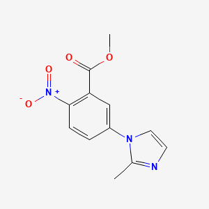 Methyl 5-(2-methyl-1H-imidazol-1-yl)-2-nitrobenzoate