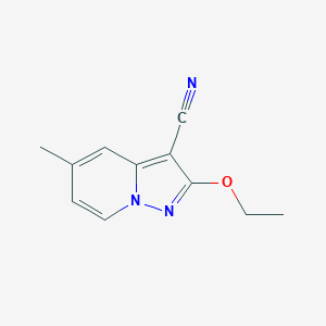 B012814 2-Ethoxy-5-methylpyrazolo[1,5-a]pyridine-3-carbonitrile CAS No. 110911-78-9