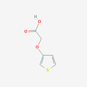 molecular formula C6H6O3S B1281402 2-(噻吩-3-氧基)乙酸 CAS No. 80305-06-2