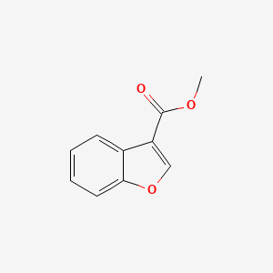 molecular formula C10H8O3 B1281410 苯并呋喃-3-羧酸甲酯 CAS No. 4687-24-5