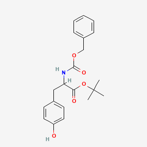 molecular formula C21H25NO5 B12814101 Z-Tyr-OtBu.H2O 