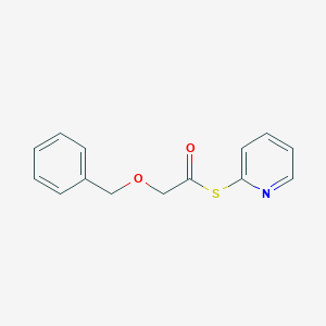 molecular formula C14H13NO2S B12814121 S-Pyridin-2-yl 2-(benzyloxy)ethanethioate 