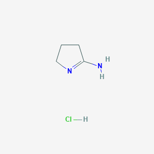 molecular formula C4H9ClN2 B1281415 3,4-二氢-2H-吡咯-5-胺盐酸盐 CAS No. 7544-75-4