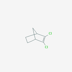 molecular formula C7H8Cl2 B12814176 2,3-Dichlorobicyclo[2.2.1]hept-2-ene CAS No. 21604-74-0