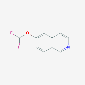 molecular formula C10H7F2NO B12814201 6-(Difluoromethoxy)isoquinoline 