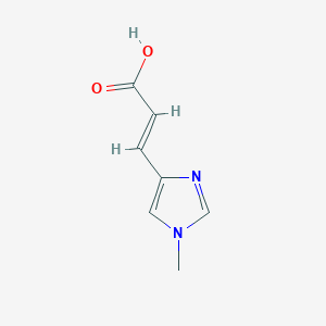 molecular formula C7H8N2O2 B12814202 3-(1-Methyl-1H-imidazol-4-yl)acrylic acid 