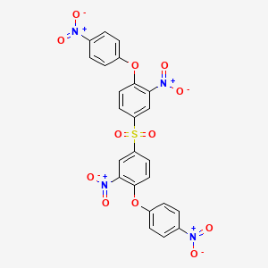 Hydroxy(5-((3-(hydroxy(oxido)amino)-4-(4-(hydroxy(oxido)amino)phenoxy)phenyl)sulfonyl)-2-(4-(hydroxy(oxido)amino)phenoxy)phenyl)azane oxide