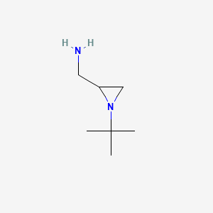 (1-Tert-butylaziridin-2-yl)methanamine