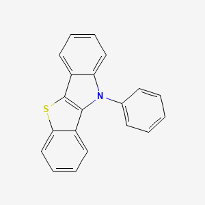 molecular formula C20H13NS B12814248 10-Phenyl-10H-benzo[4,5]thieno[3,2-b]indole 