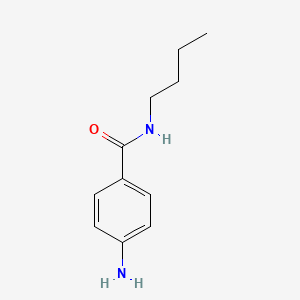 molecular formula C11H16N2O B1281433 4-氨基-N-丁基苯甲酰胺 CAS No. 51207-84-2