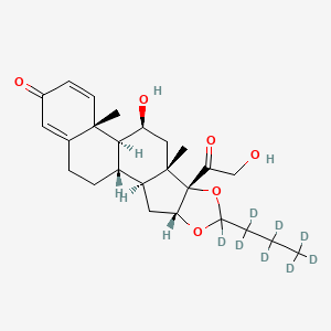 molecular formula C25H34O6 B1281438 Budesonide-d8 CAS No. 1105542-94-6
