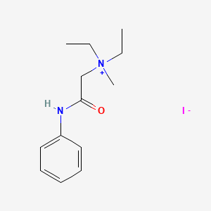 (Phenylcarbamoylmethyl)diethylmethyl ammonium iodide