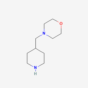 molecular formula C10H20N2O B1281445 4-(哌啶-4-基甲基)吗啉 CAS No. 81310-62-5