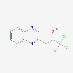 1,1,1-Trichloro-3-quinoxalin-2-ylpropan-2-ol