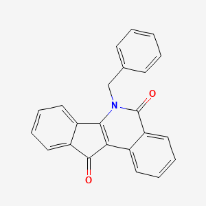 6-Benzyl-5H-indeno(1,2-c)isoquinoline-5,11(6H)-dione