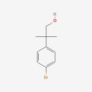 molecular formula C10H13BrO B1281448 2-(4-Bromophenyl)-2-methylpropan-1-ol CAS No. 32454-37-8