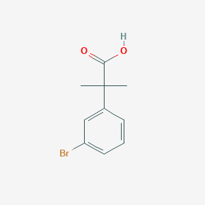 B1281449 2-(3-Bromophenyl)-2-methylpropanoic acid CAS No. 81606-47-5
