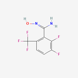 2,3-difluoro-N'-hydroxy-6-(trifluoromethyl)benzenecarboximidamide