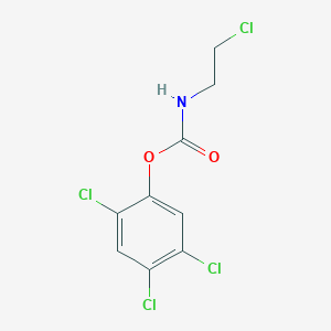 Carbamic acid, (2-chloroethyl)-, 2,4,5-trichlorophenyl ester