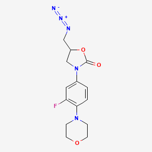 (R)-5-(Azidomethyl)-3-(3-fluoro-4-morpholinophenyl)oxazolidin-2-one