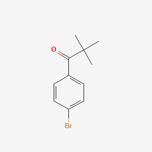 B1281458 1-(4-Bromophenyl)-2,2-dimethylpropan-1-one CAS No. 30314-45-5