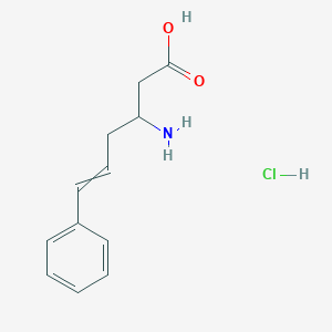 3-Amino-6-phenyl-5-hexenoic acid hydrochloride