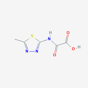 B1281462 [(5-Methyl-1,3,4-thiadiazol-2-yl)amino](oxo)acetic acid CAS No. 83244-81-9