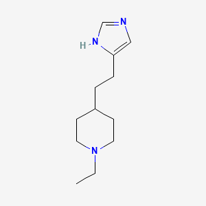 4-(2-(1H-Imidazol-4-yl)ethyl)-1-ethylpiperidine