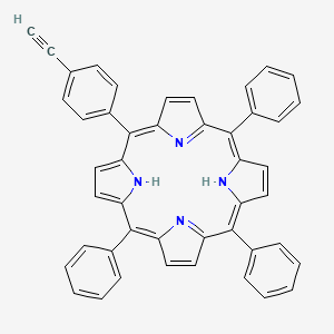 5-(4-Ethynylphenyl)-10,15,20-triphenyl-21H,23H-porphine